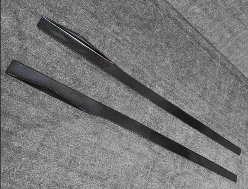 For  M2 F87 Body Parts MTC Style Carbon Fiber Side Skirts Protective Side Bumper Shovel Surround Skirt Accessories for M2C